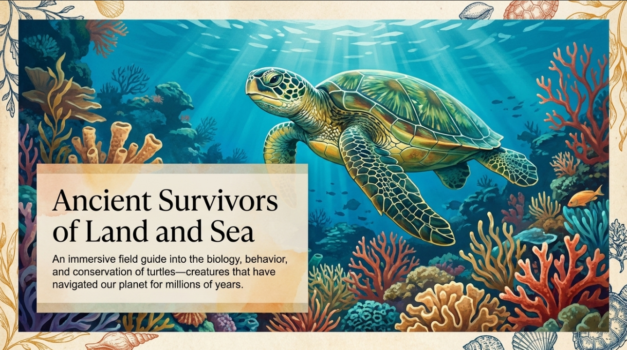 Awesome Adventures in the World of Animals Turtle