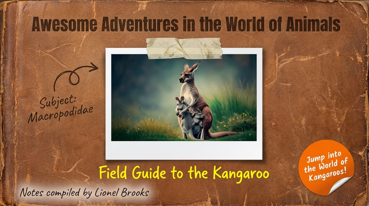 Awesome Adventures in the World of Animals Kangaroo