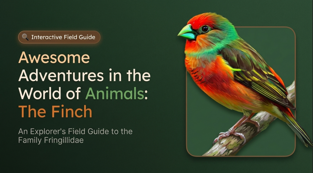 Awesome Adventures in the World of Animals Finch