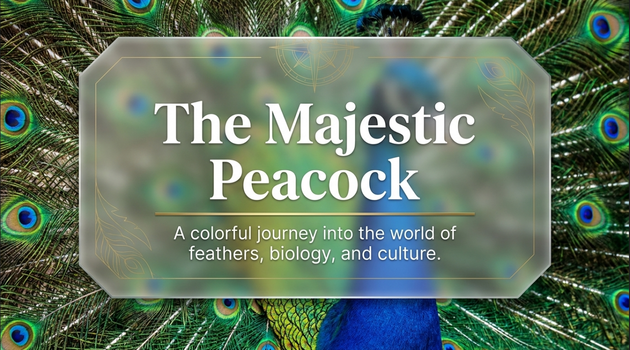 Awesome Adventures in the World of Animals Peacocke
