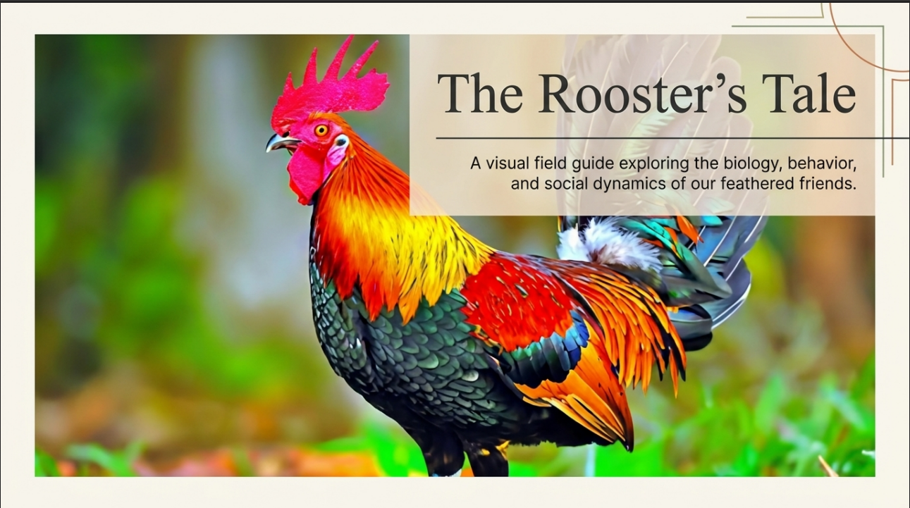 Awesome Adventures in the World of Animals Rooster