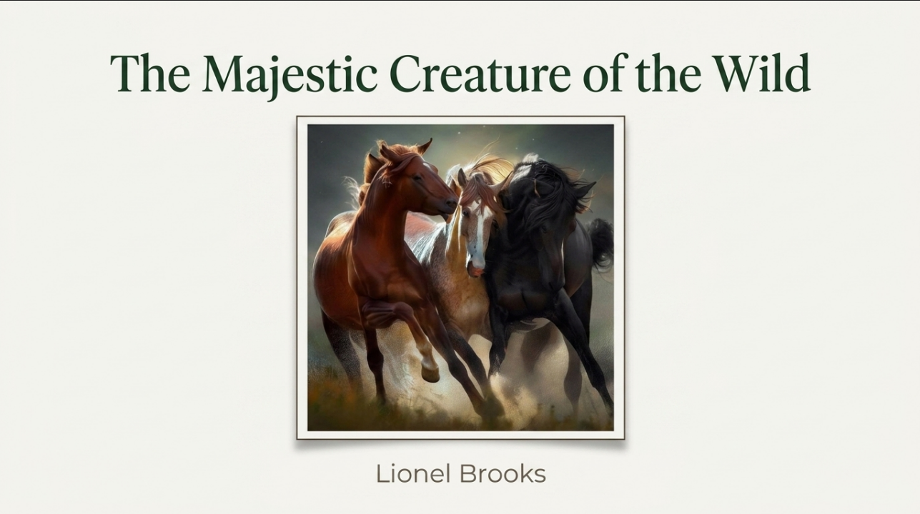 Awesome Adventures in the World of Animals Horse