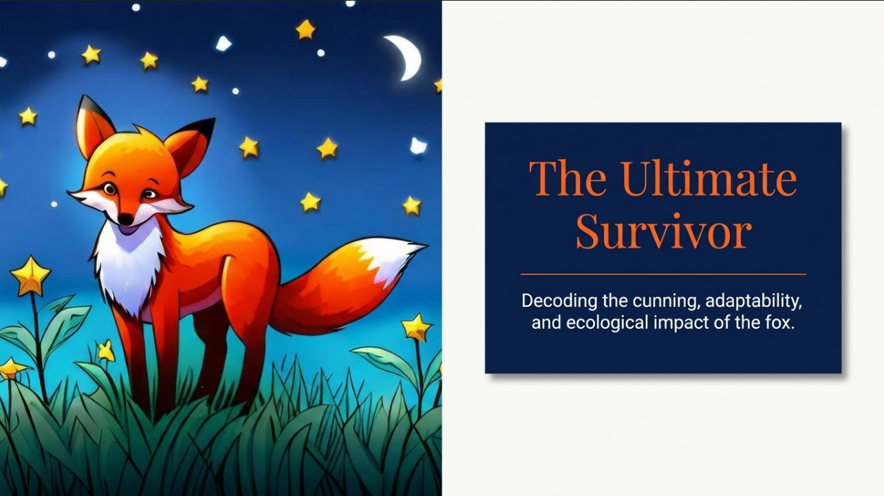 Awesome Adventures in the World of Animals Fox