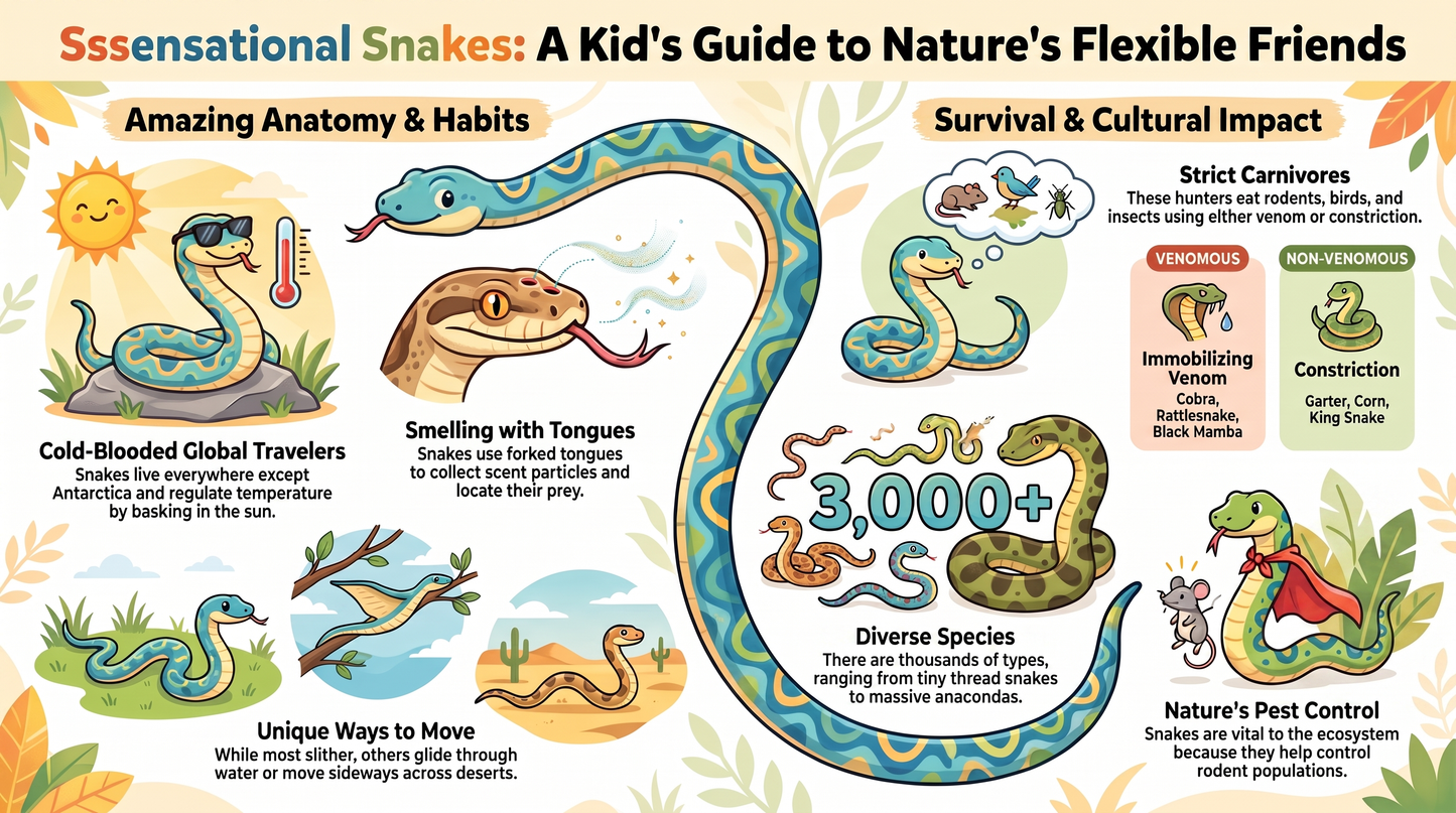 Awesome Adventures in the World of Animals Snake