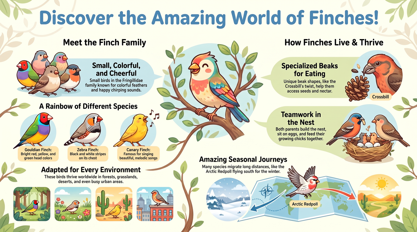 Awesome Adventures in the World of Animals Finch