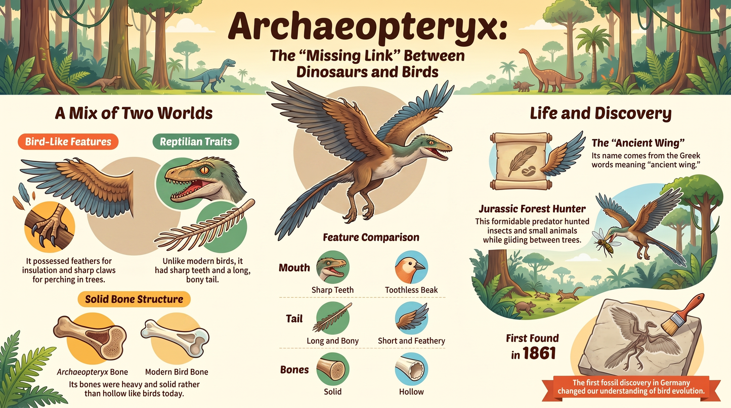 Children's Encyclopedia of Dinosaurs_Archaeopteryx