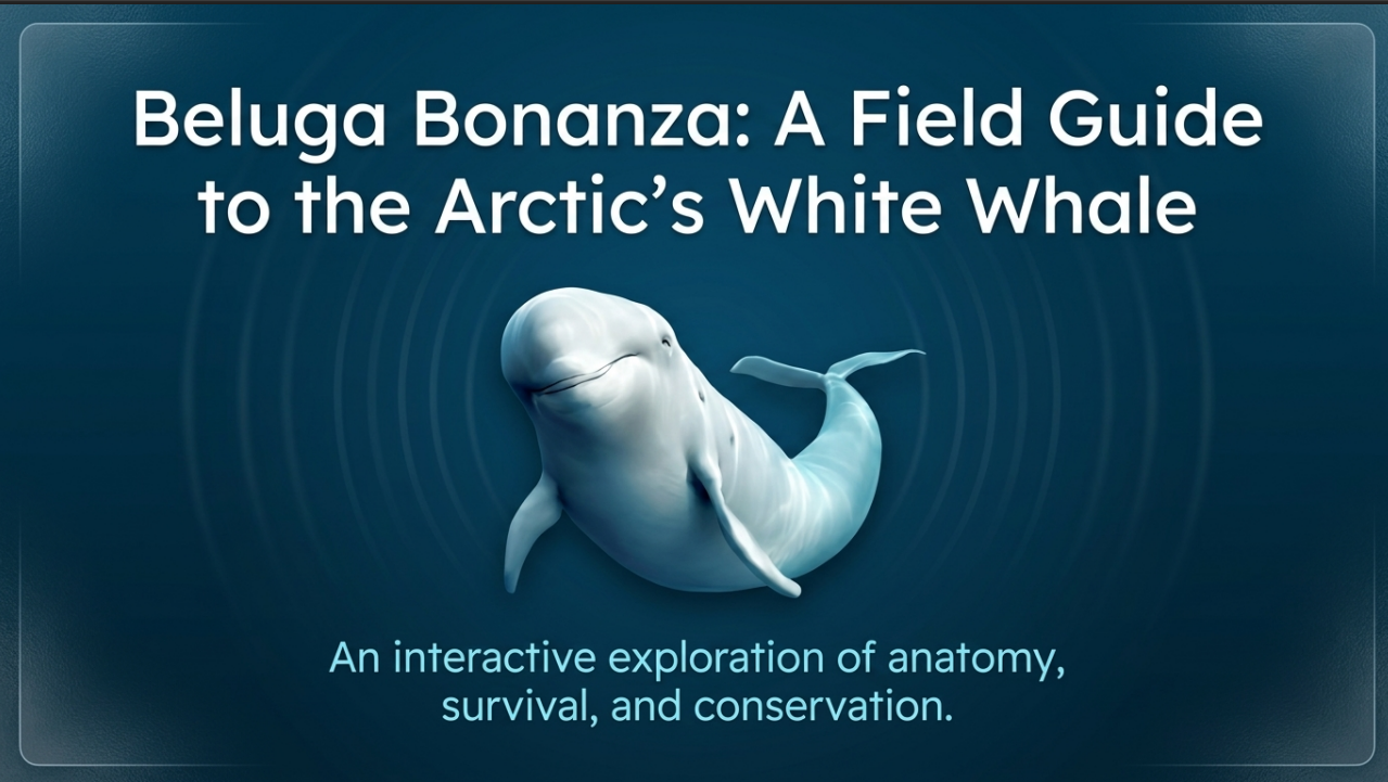 Awesome Adventures in the World of Animals Beluga Whale