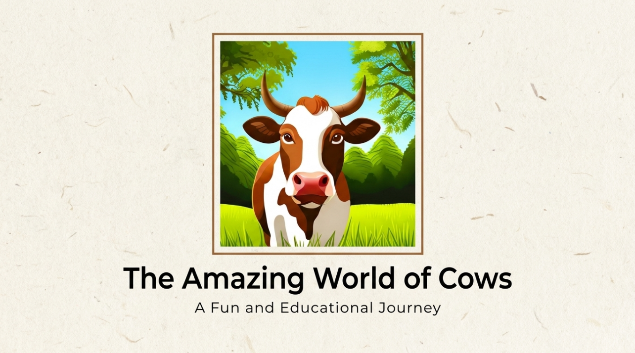 Awesome Adventures in the World of Animals Cow