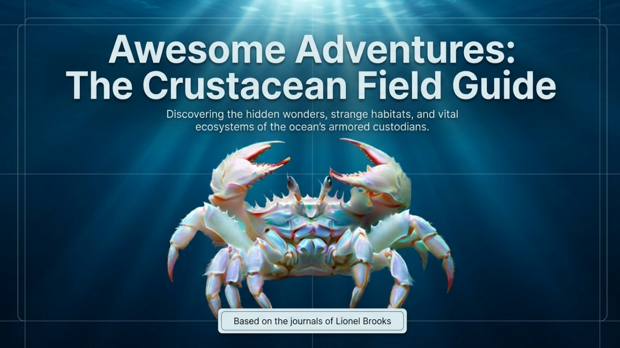 Awesome Adventures in the World of Animals Crab
