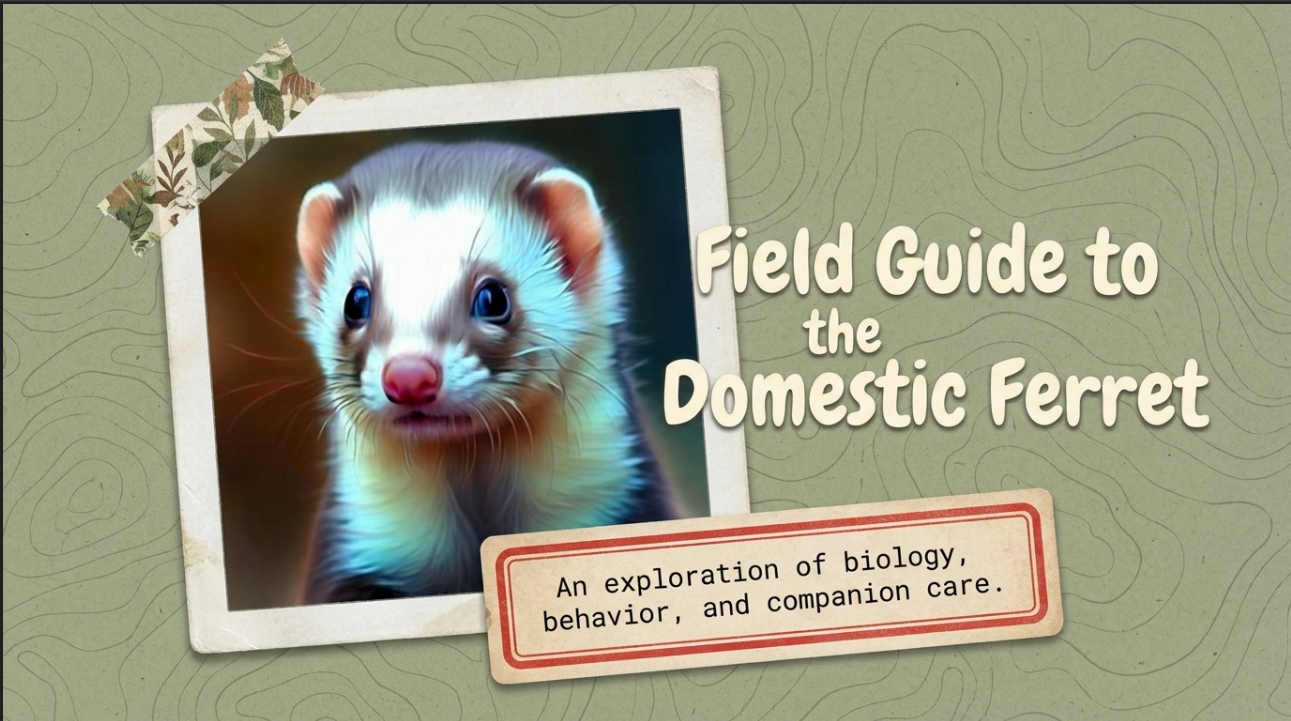 Awesome Adventures in the World of Animals Ferret