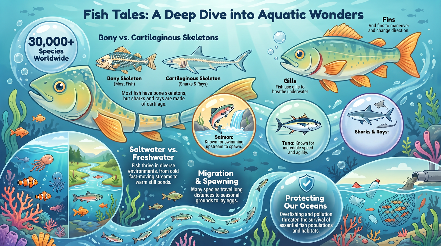 Awesome Adventures in the World of Animals Fish