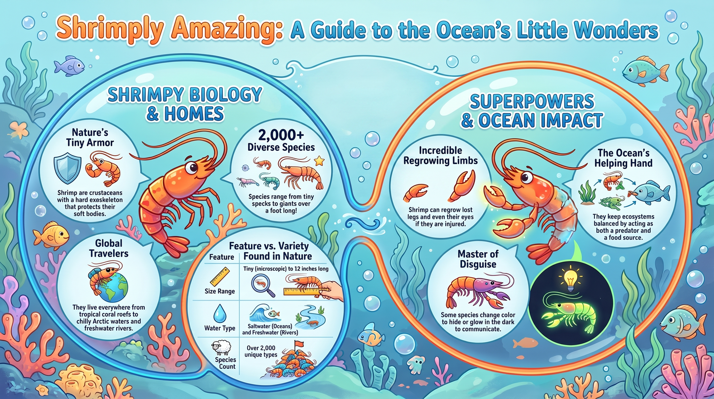 Awesome Adventures in the World of Animals Shrimp