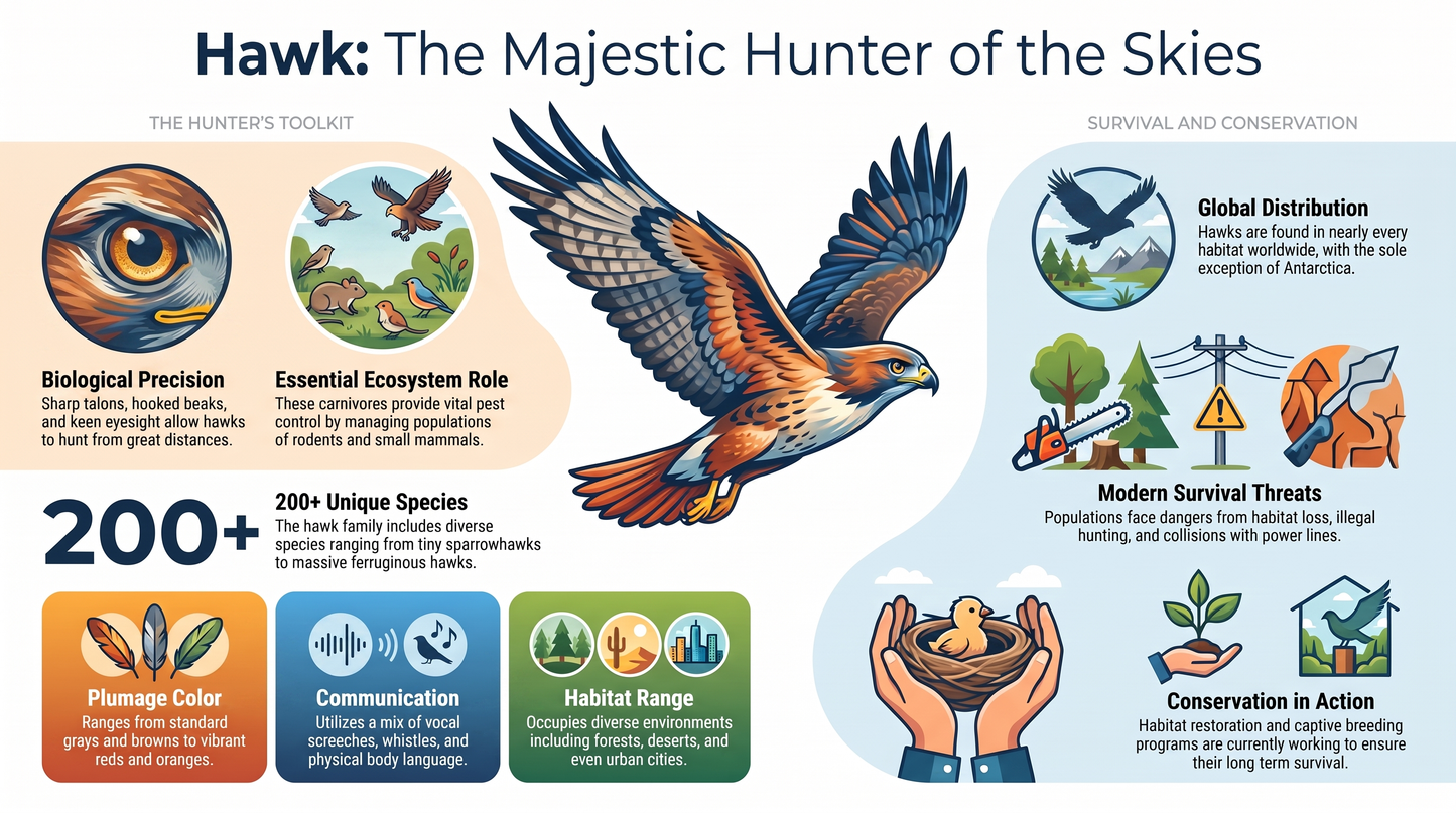 Awesome Adventures in the World of Animals Hawk
