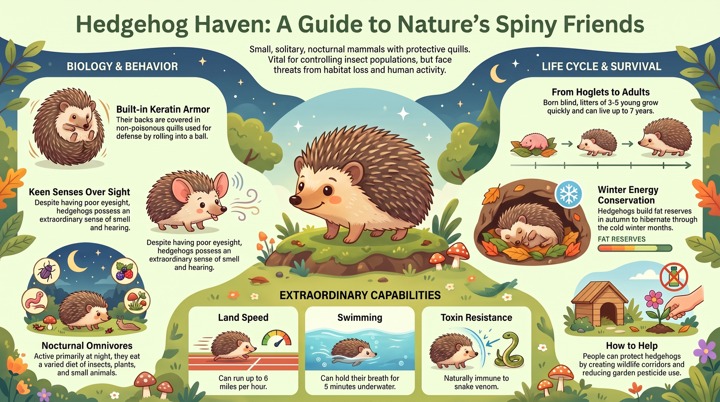 Awesome Adventures in the World of Animals Hedghog