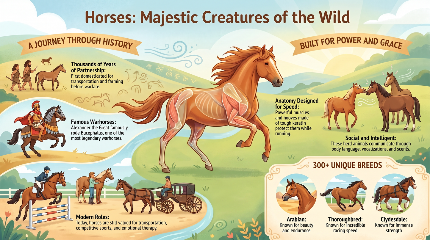 Awesome Adventures in the World of Animals Horse