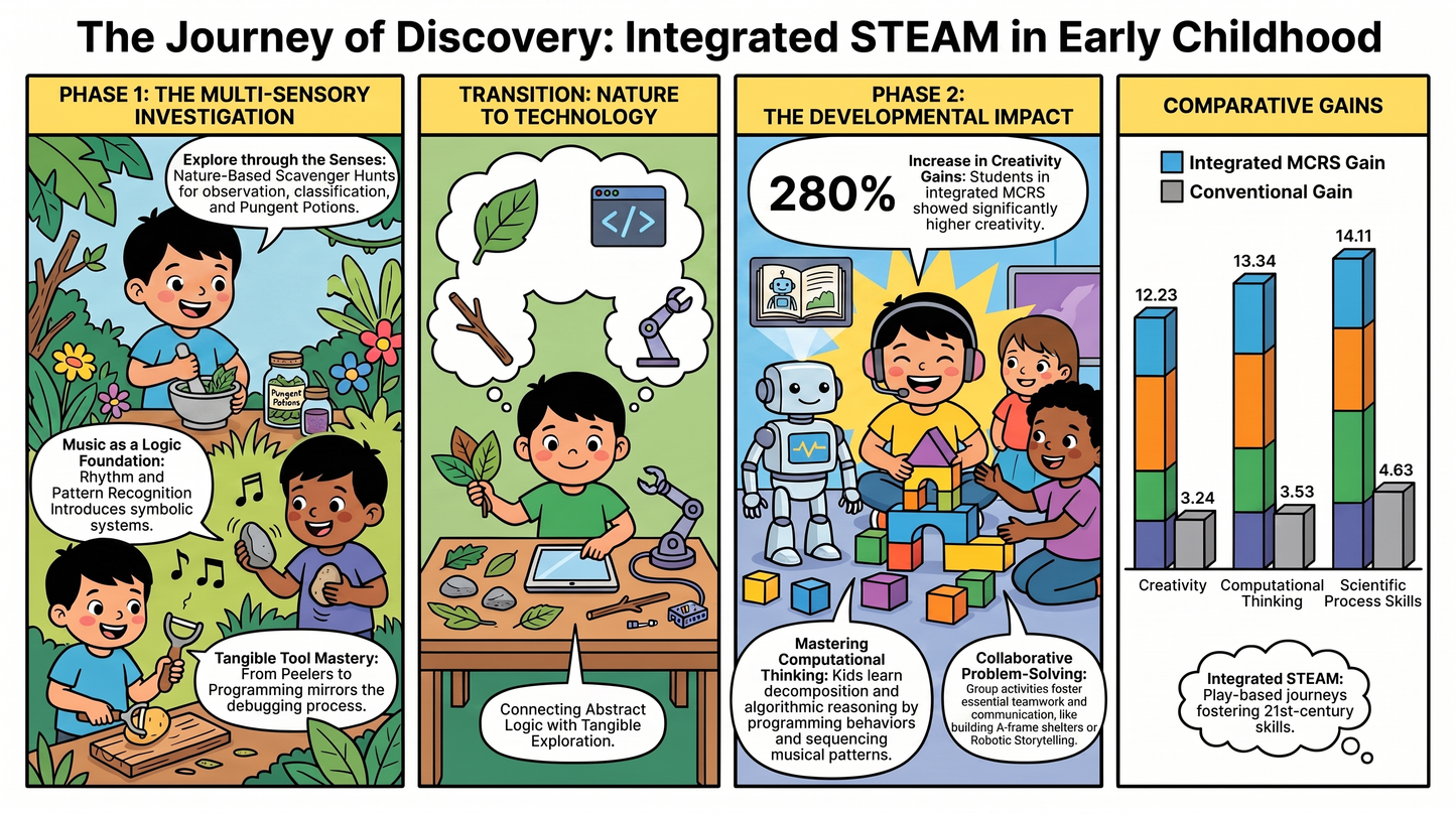 Integrated STEAM Learning in Early Childhood Education