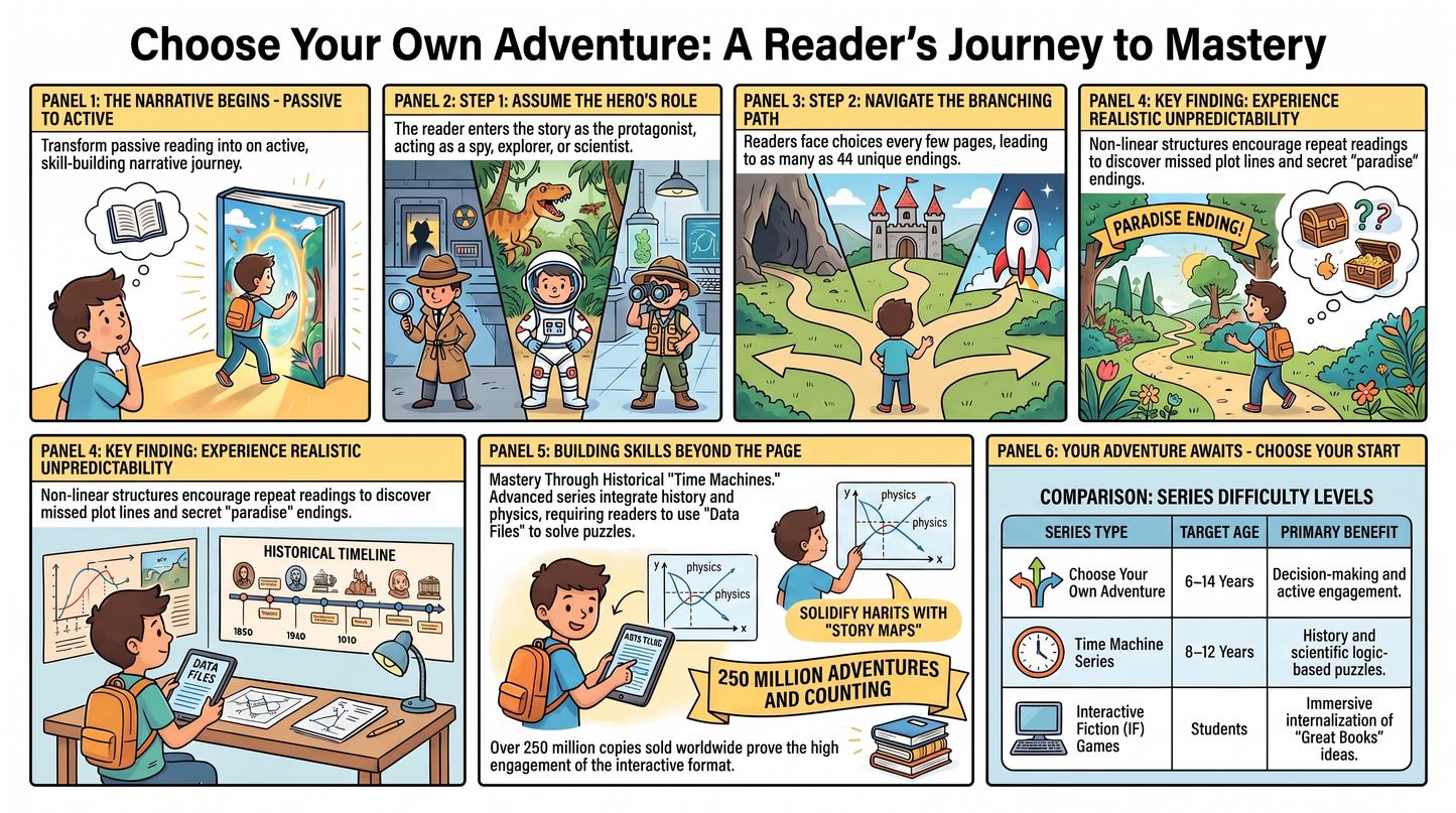 Interactive Fiction Education and Adventure Through Branching Narratives