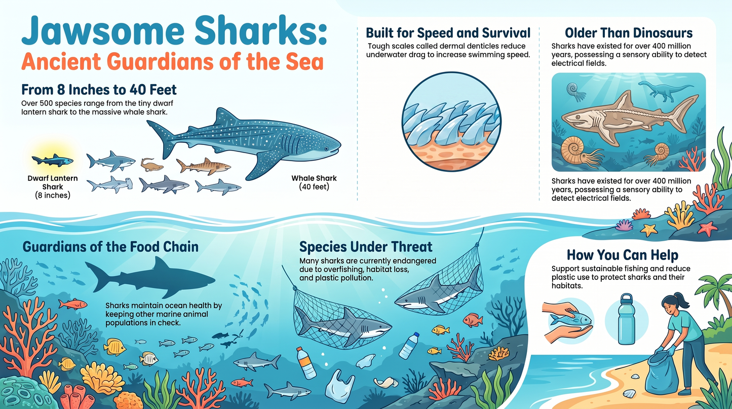 Awesome Adventures in the World of Animals Shark