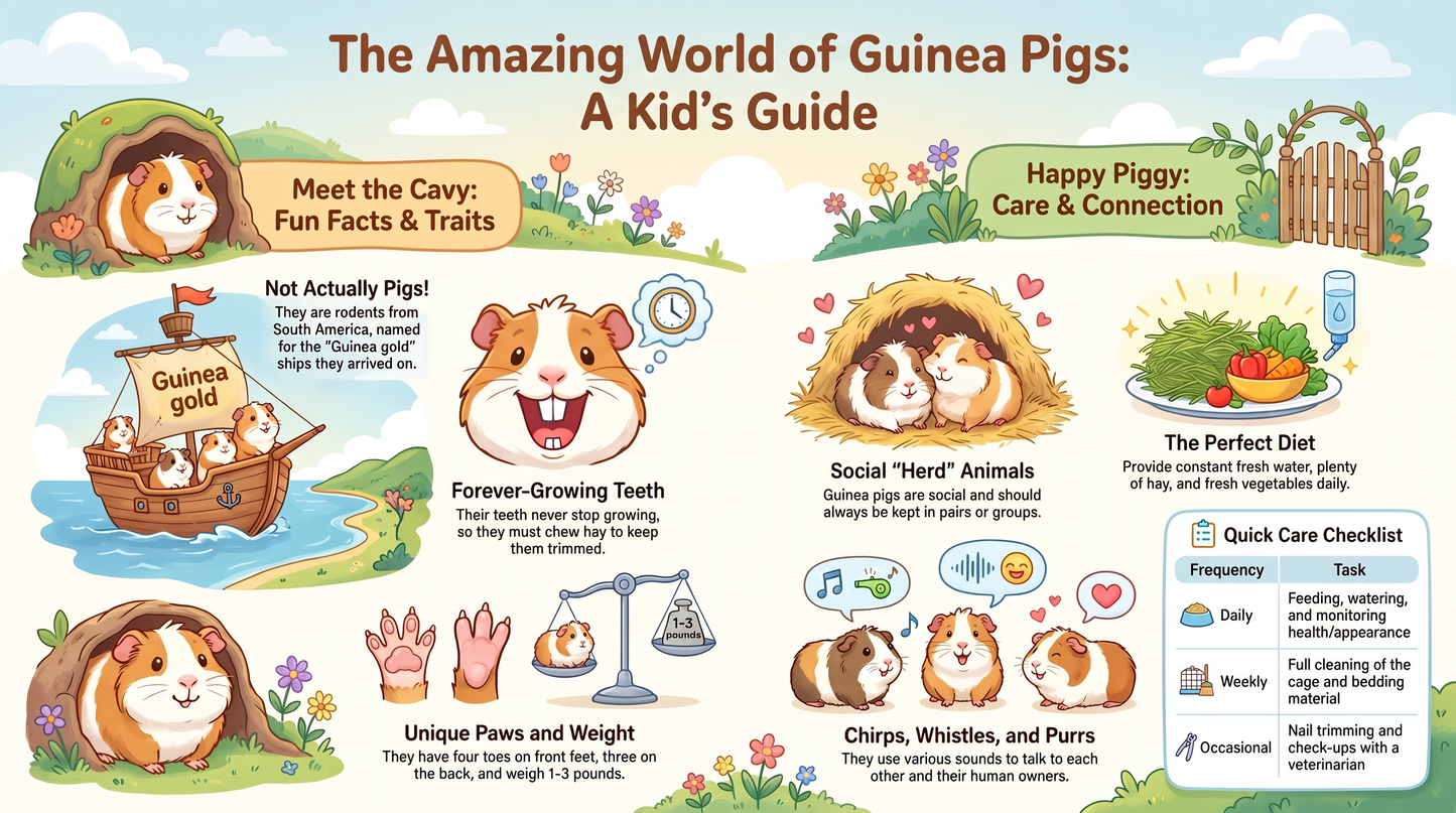 Awesome Adventures in the World of Animals Guinea Pigs