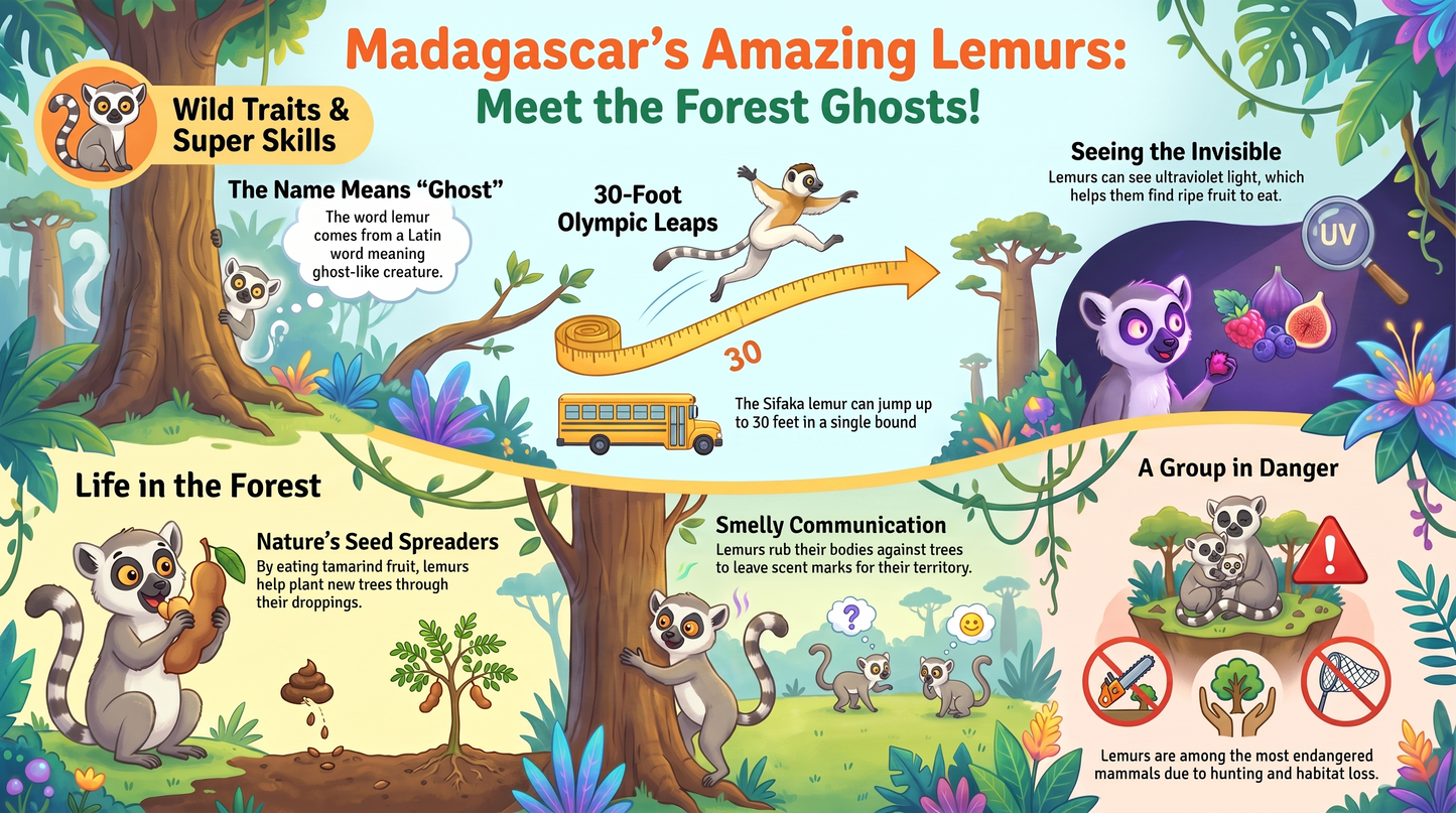 Awesome Adventures in the World of Animals Lemur