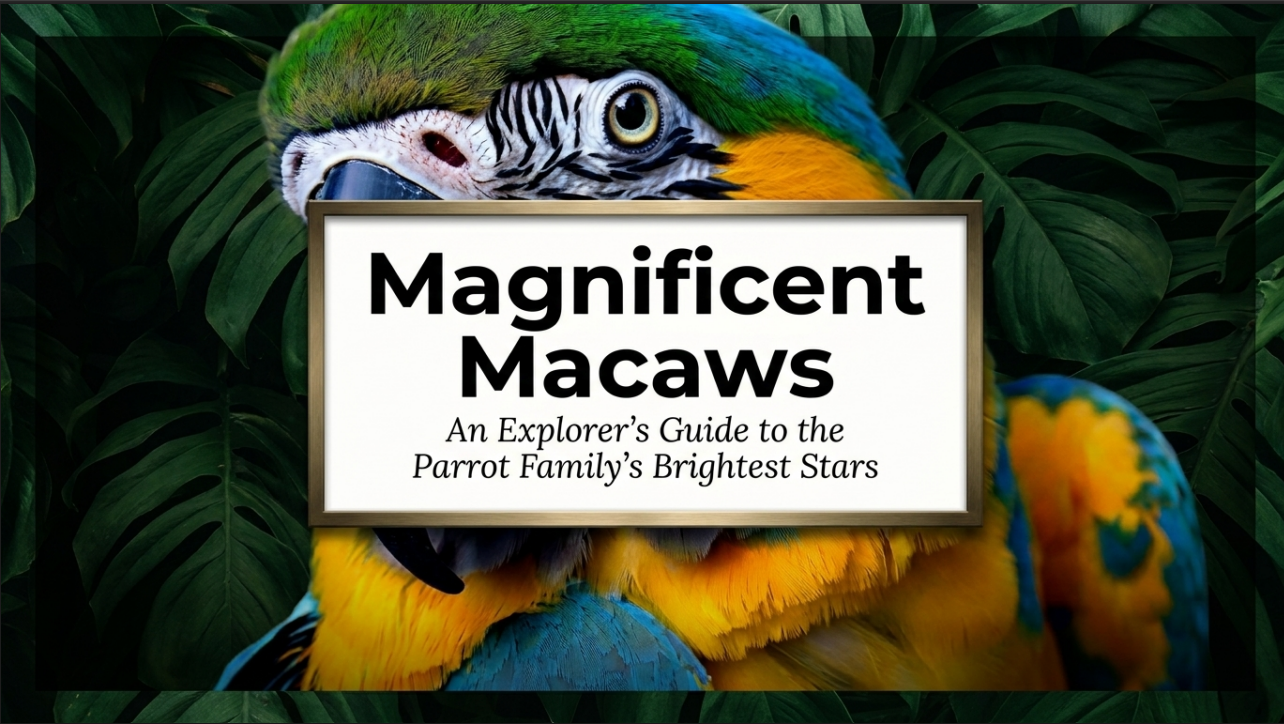 Awesome Adventures in the World of Animals Macaw