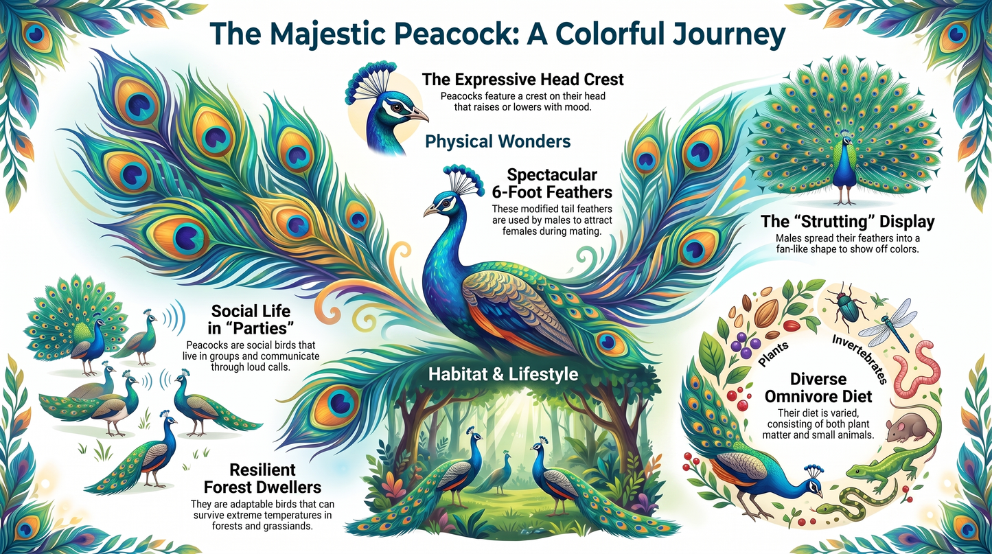 Awesome Adventures in the World of Animals Peacocke