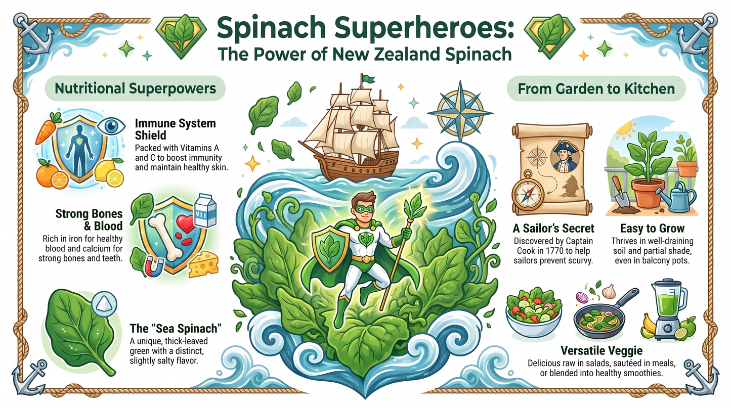 Veggie Voyage New Zealand Spinach