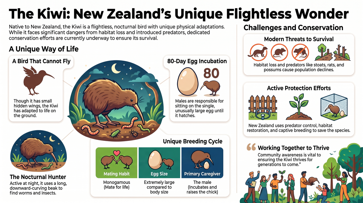Awesome Adventures in the World of Animals Kiwi
