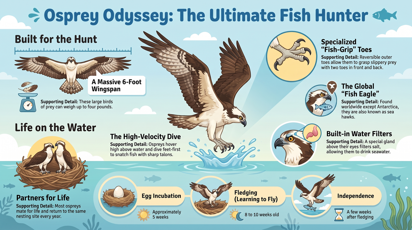 Awesome Adventures in the World of Animals Osprey