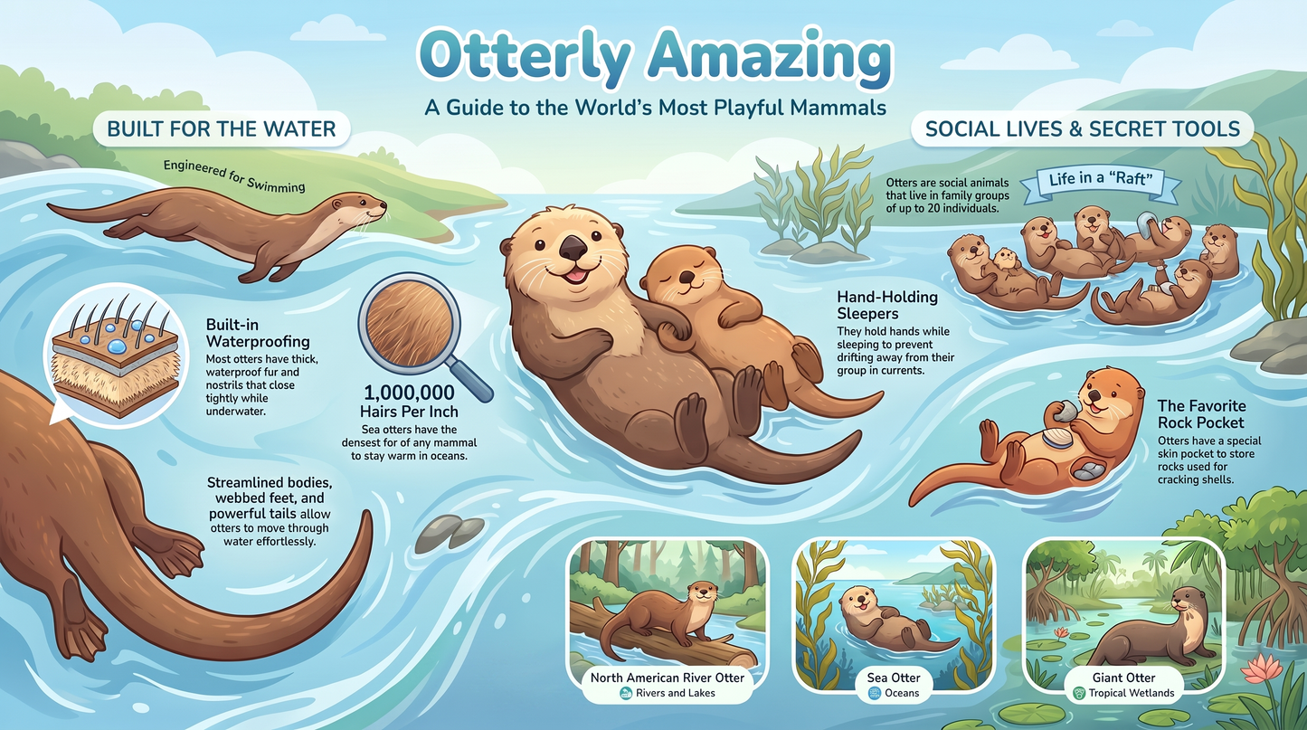 Awesome Adventures in the World of Animals Otter