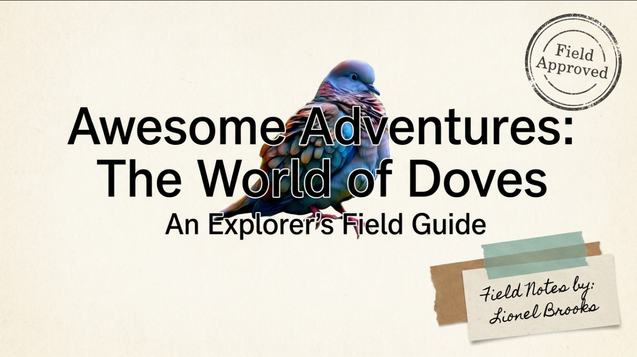 Awesome Adventures in the World of Animals Doves