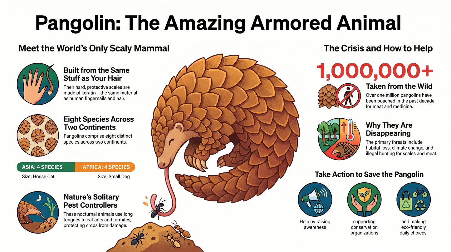 Awesome Adventures in the World of Animals Pangolin
