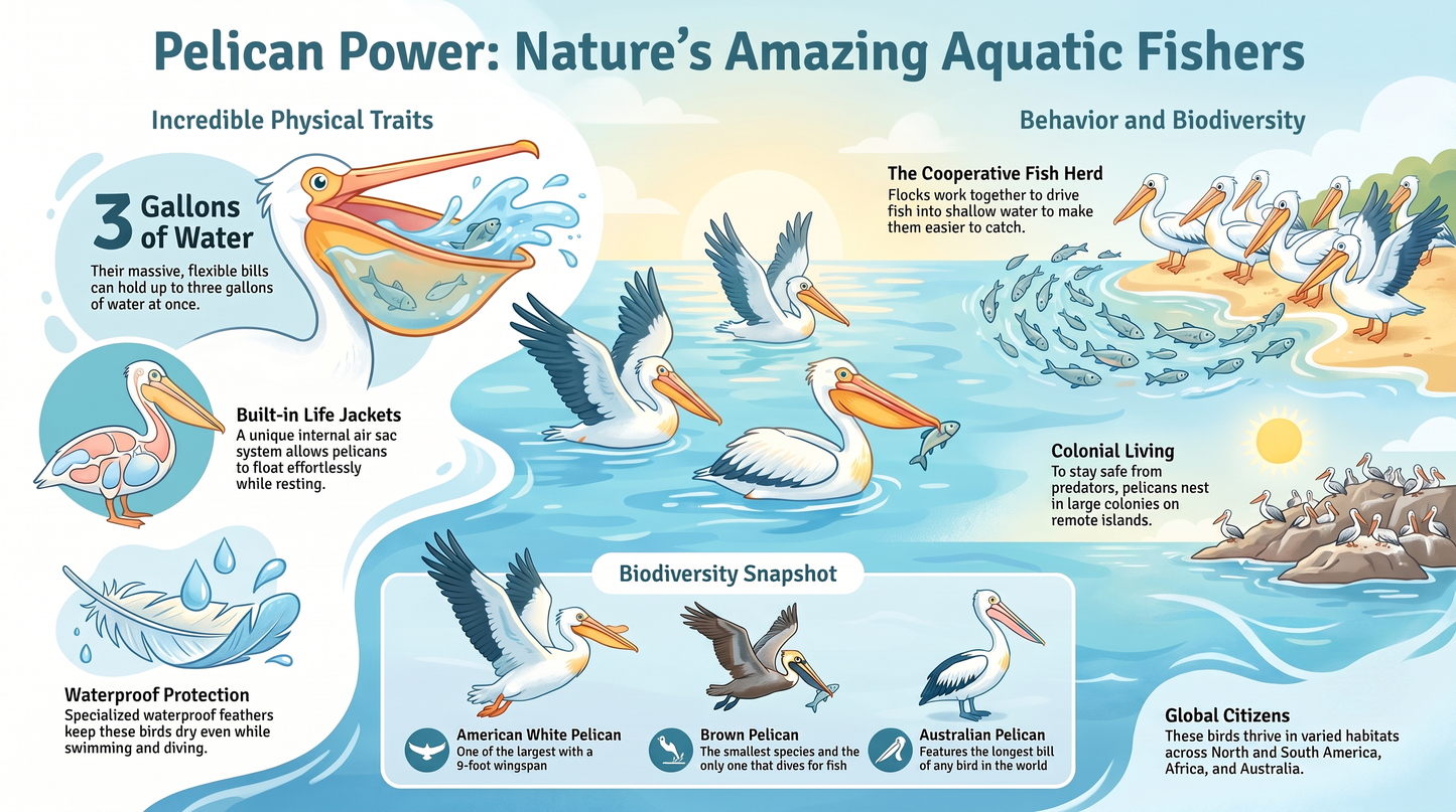 Awesome Adventures in the World of Animals Pelican