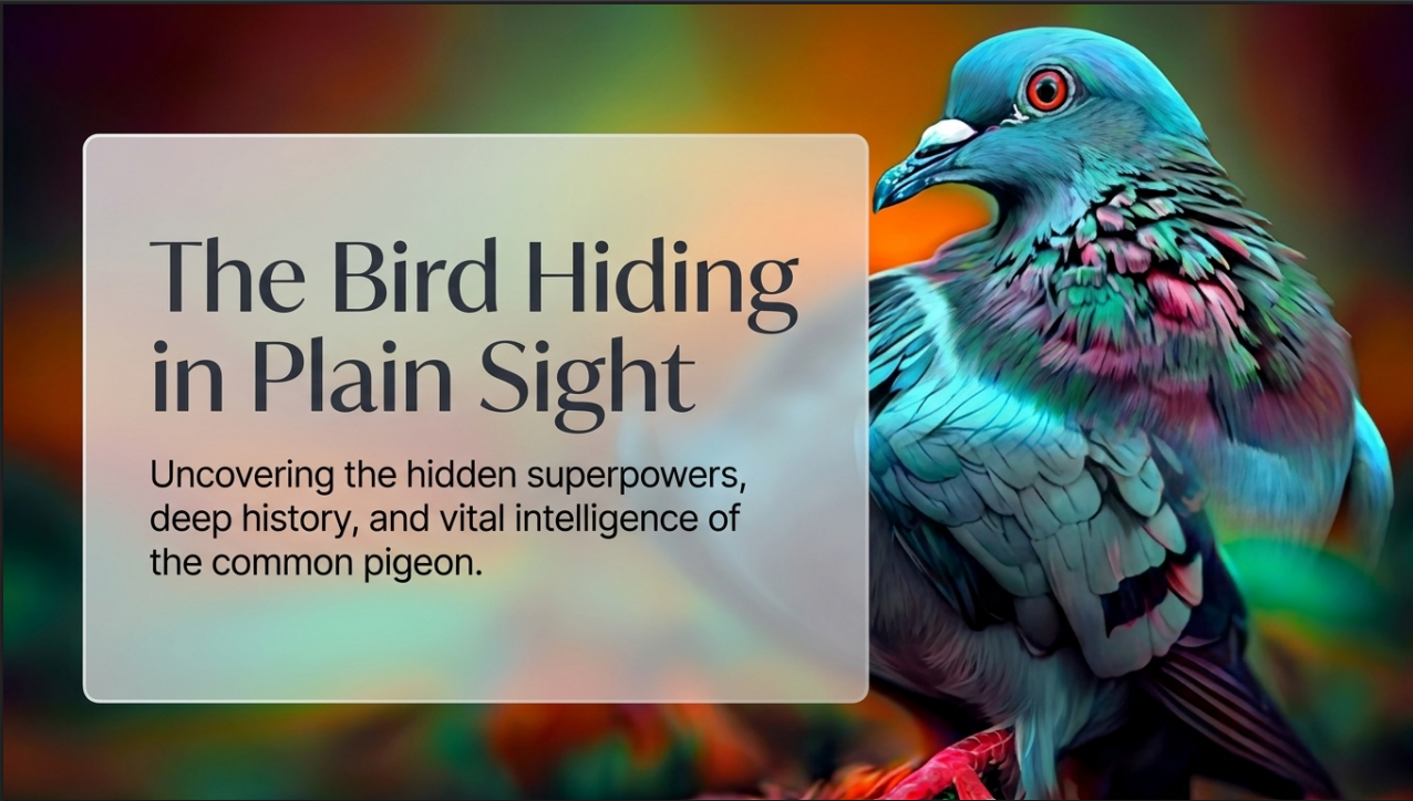 Awesome Adventures in the World of Animals Pigeon
