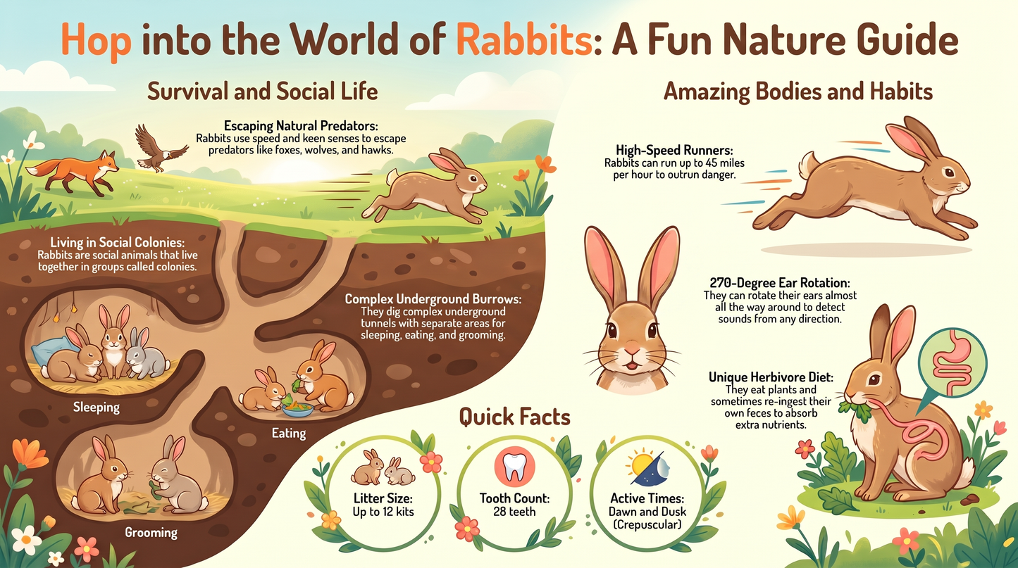 Awesome Adventures in the World of Animals Rabbit
