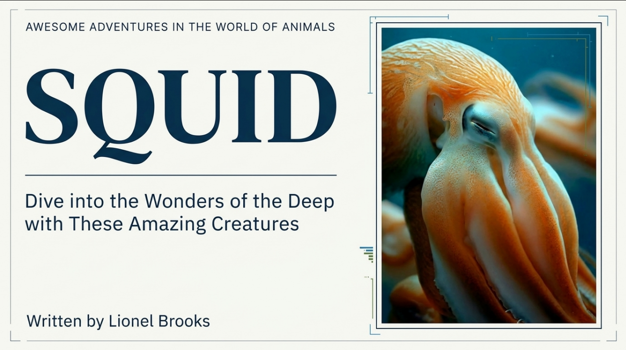 Awesome Adventures in the World of Animals Squid