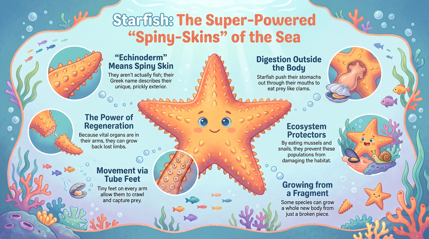 Awesome Adventures in the World of Animals Starfish