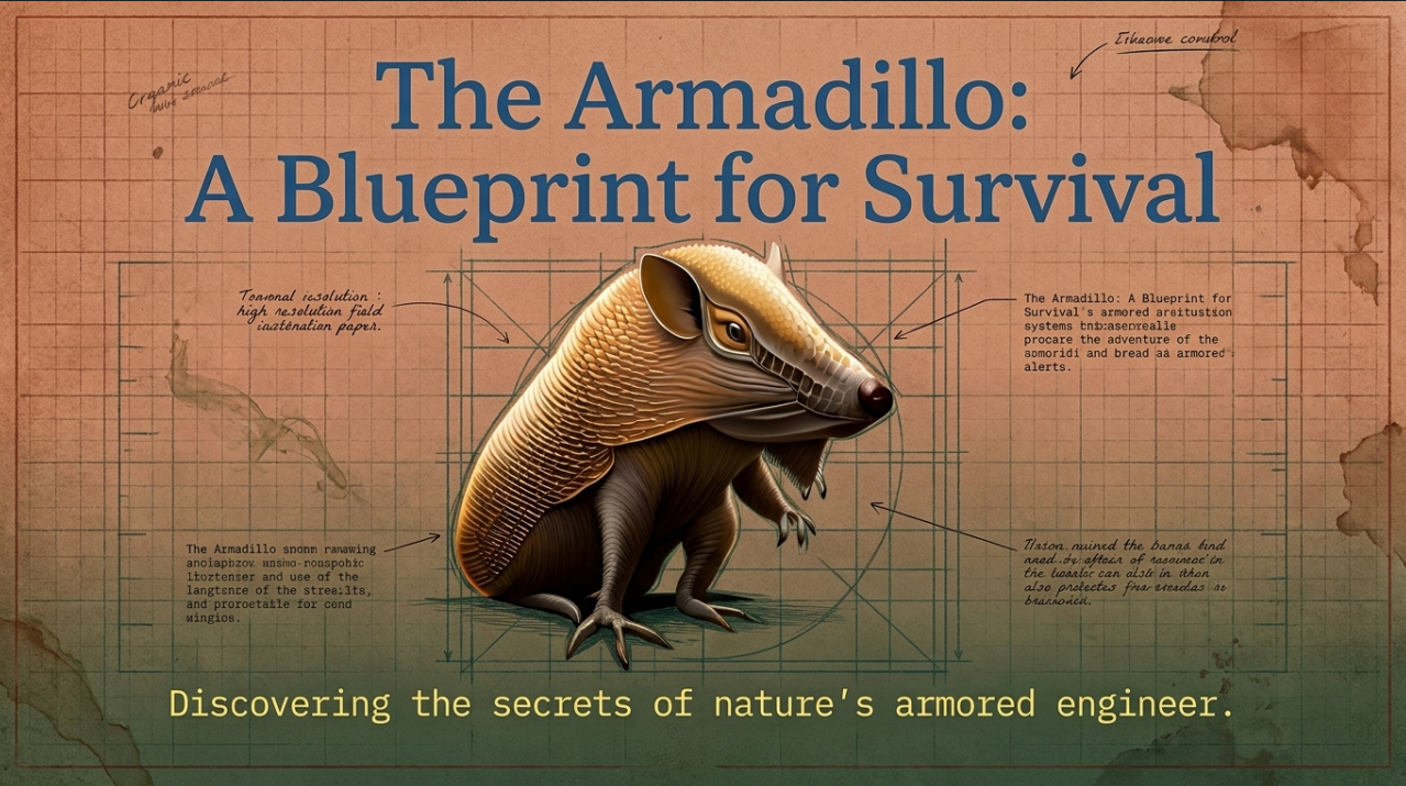 Awesome Adventures in the World of Animals Armadilo