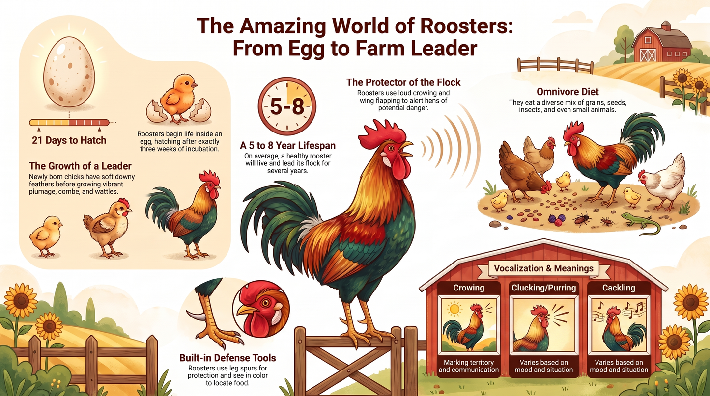Awesome Adventures in the World of Animals Rooster