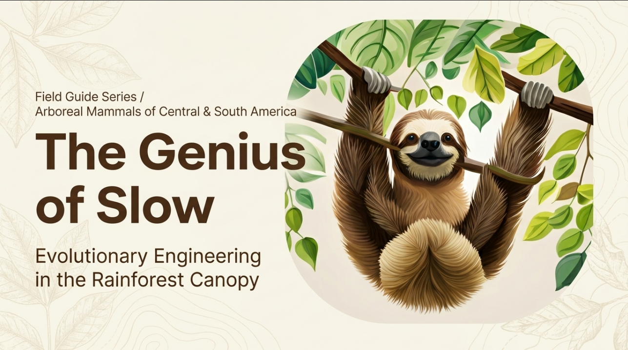 Awesome Adventures in the World of Animals Sloth