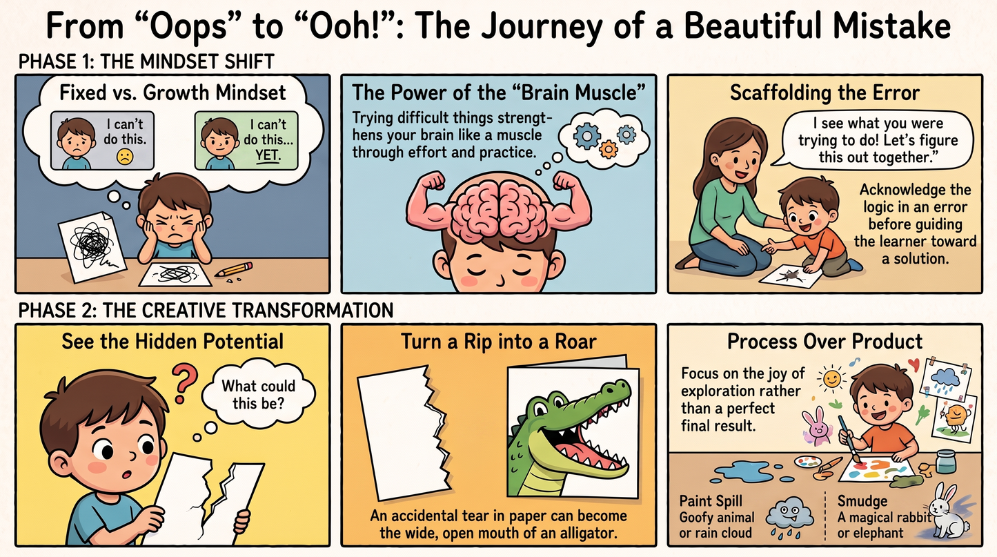 Transforming Mistakes into Growth Art and Resilience Activities