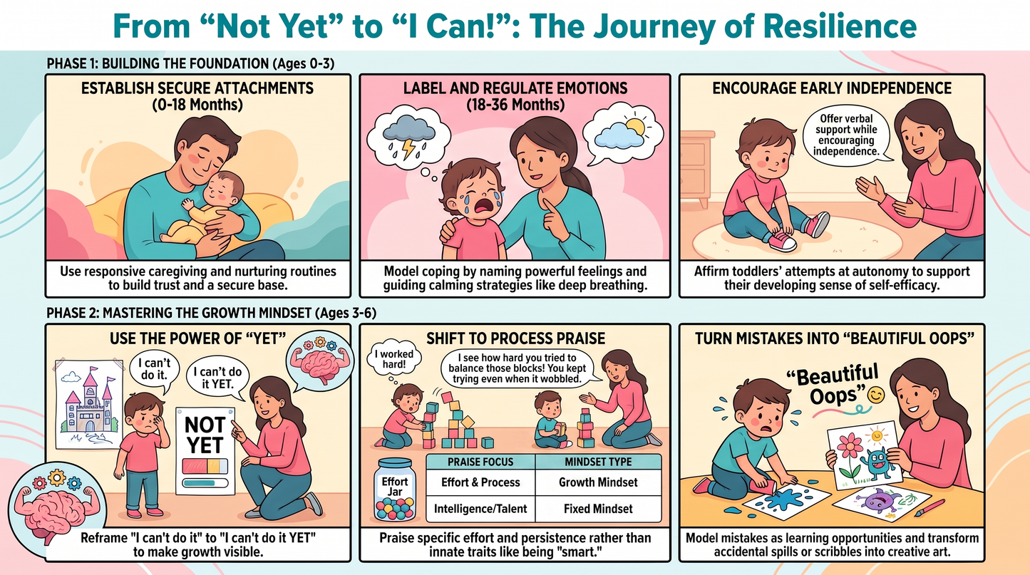 Building Resilience and Growth Mindset in Early Childhood