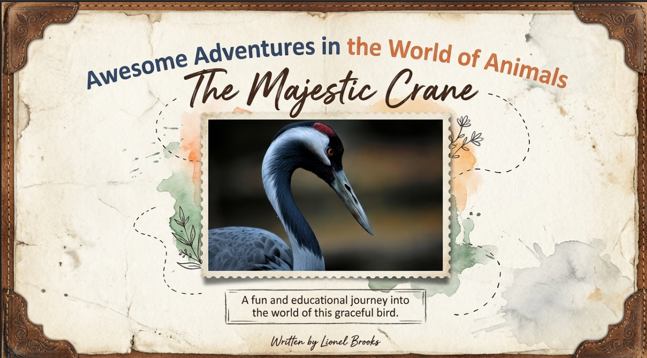 Awesome Adventures in the World of Animals Crane