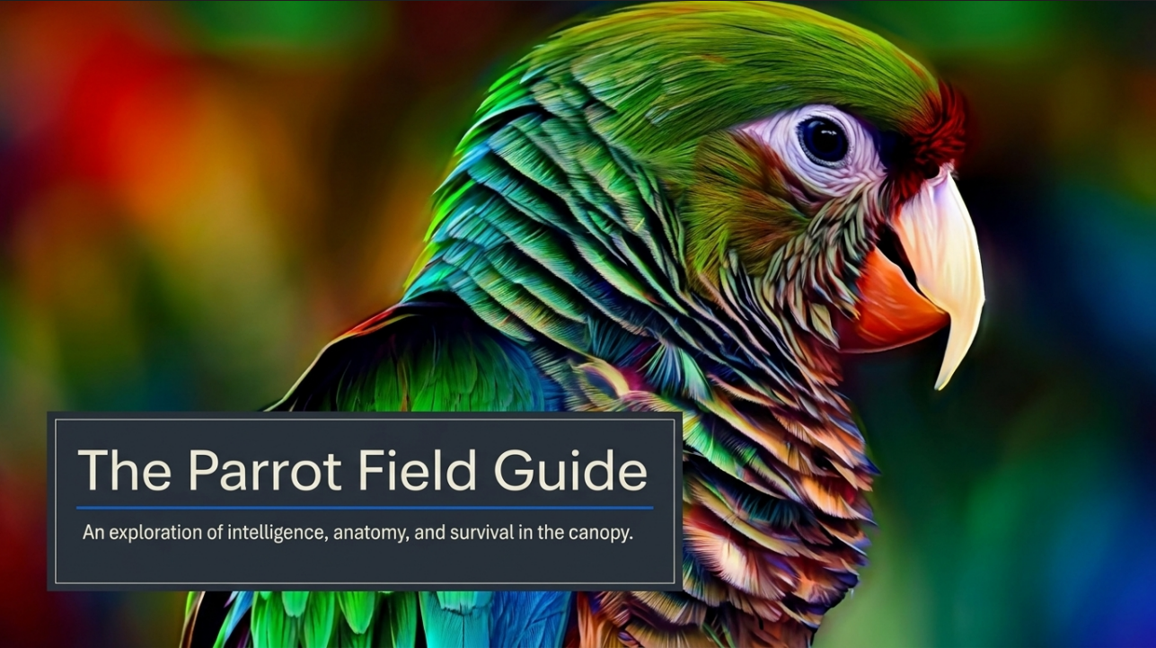 Awesome Adventures in the World of Animals Parrot