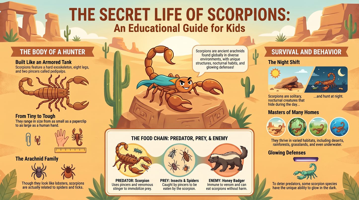 Awesome Adventures in the World of Animals Scorpion