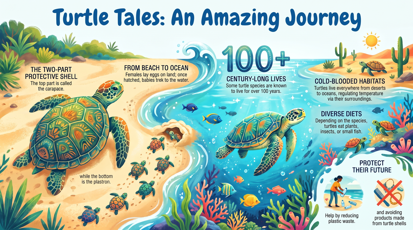 Awesome Adventures in the World of Animals Turtle