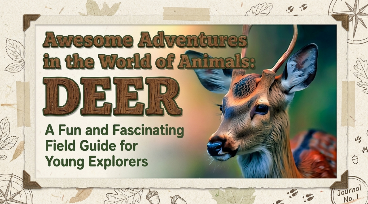Awesome Adventures in the World of Animals Deer