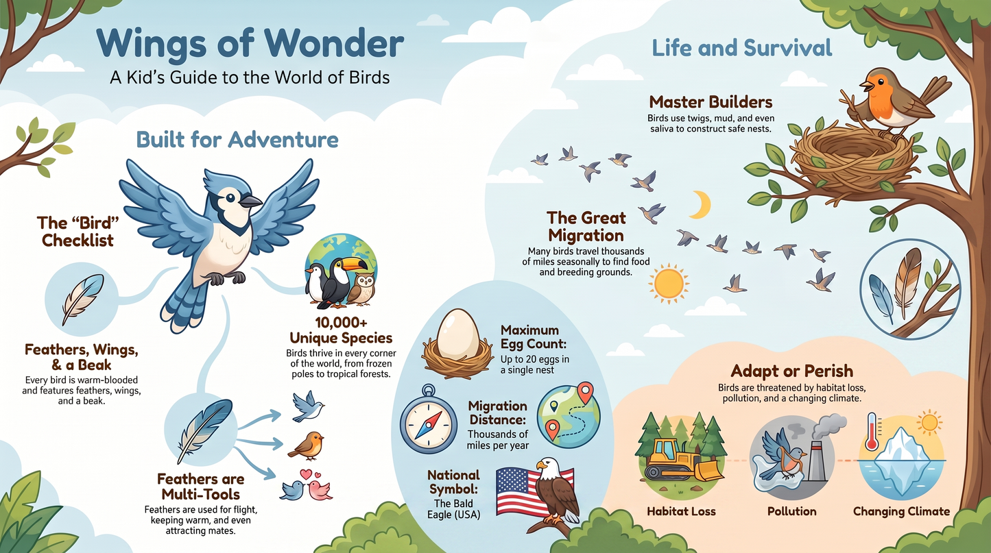 Awesome Adventures in the World of Animals Bird