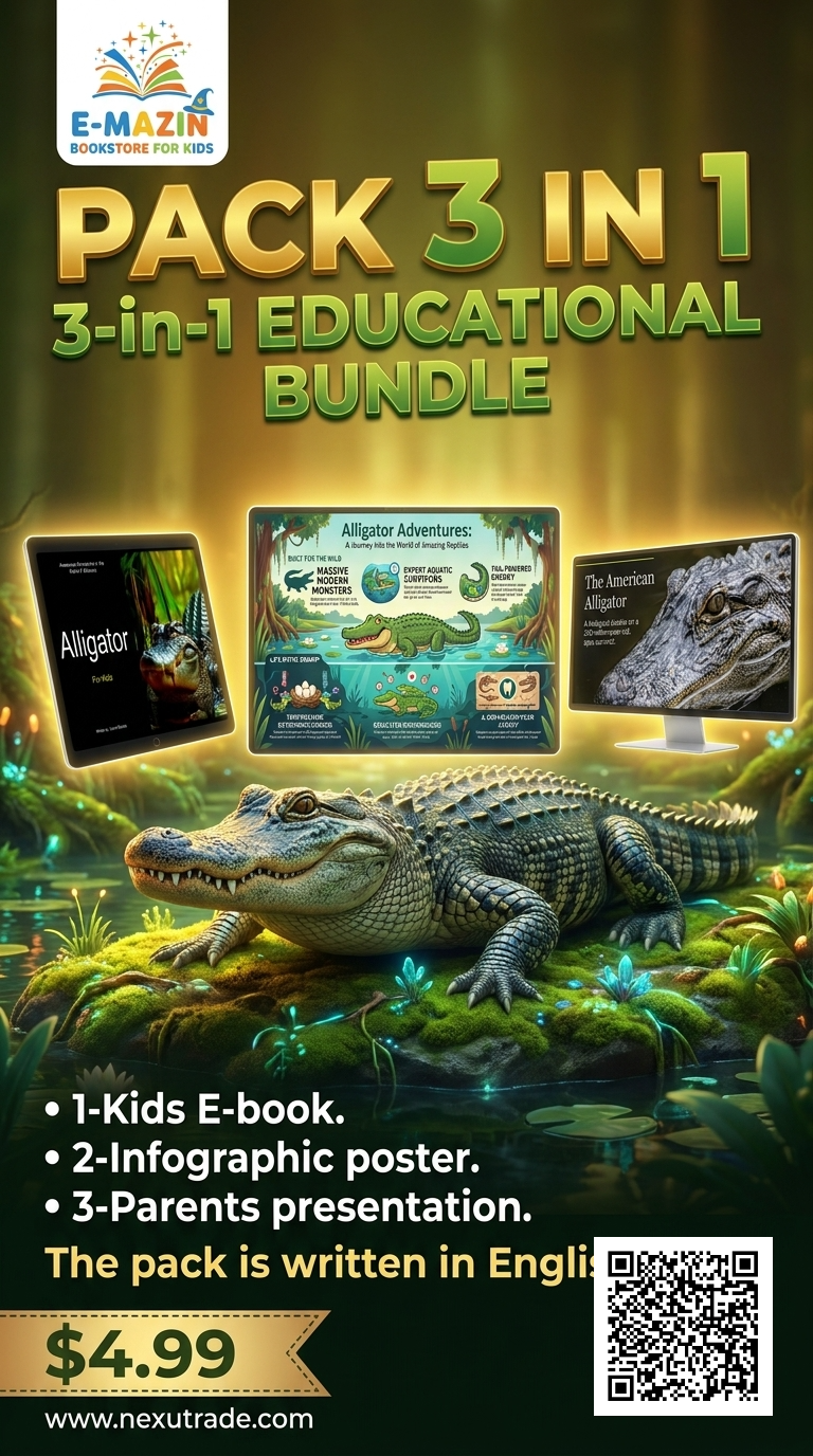 Awesome Adventures in the World of Animals Alligator