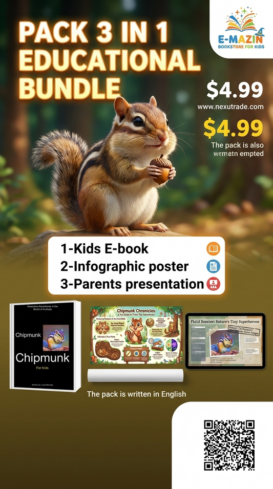 Awesome Adventures in the World of Animals Chipmunk